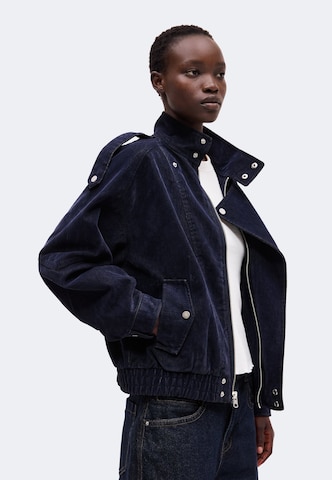 Abercrombie & Fitch Přechodná bunda – modrá