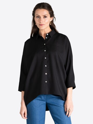 Camicia da donna 'Foucault' di Jascha Stockholm in nero: frontale