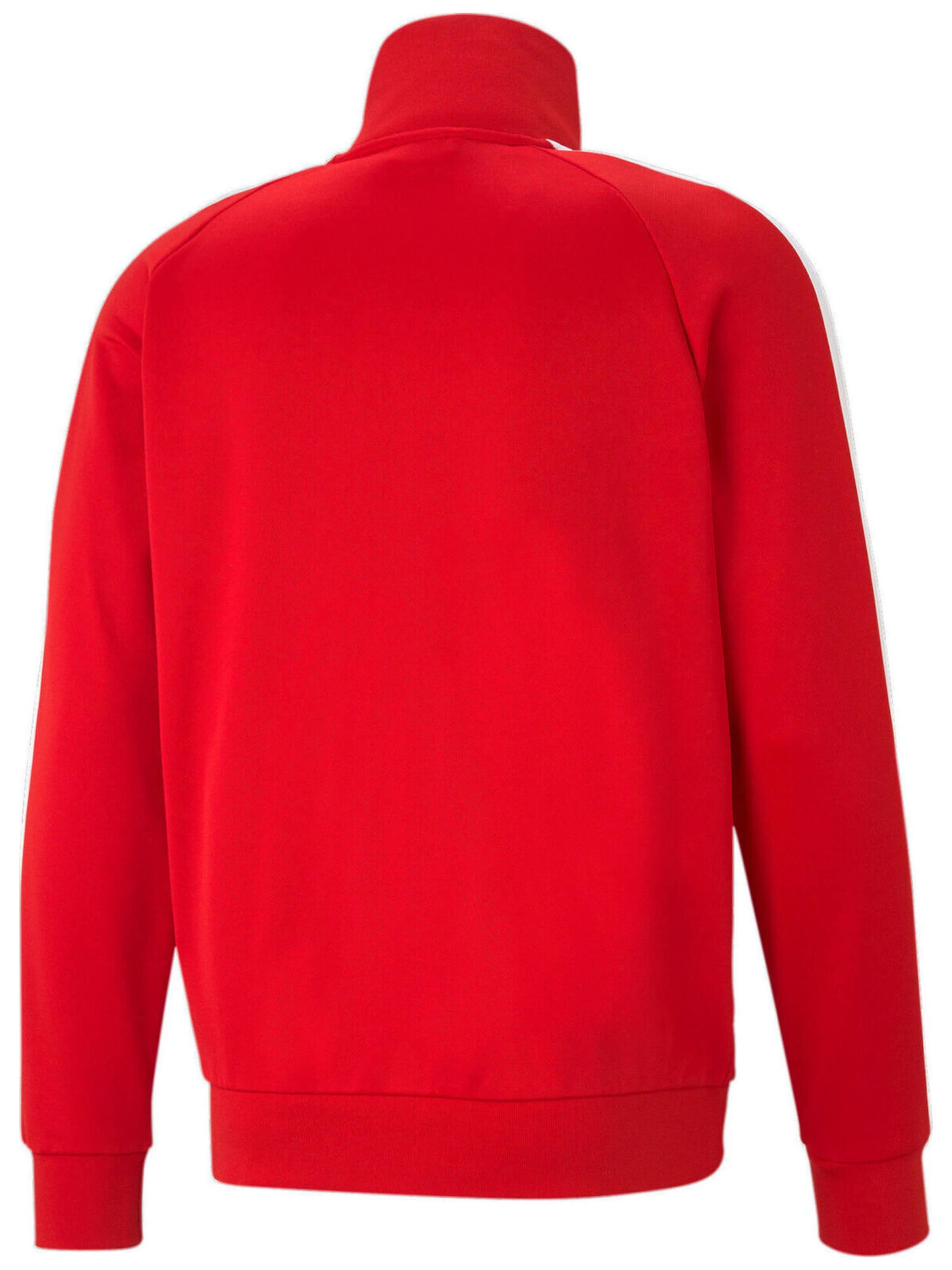 PUMA Athletic Jacket 'Puma Iconic T7' in Red