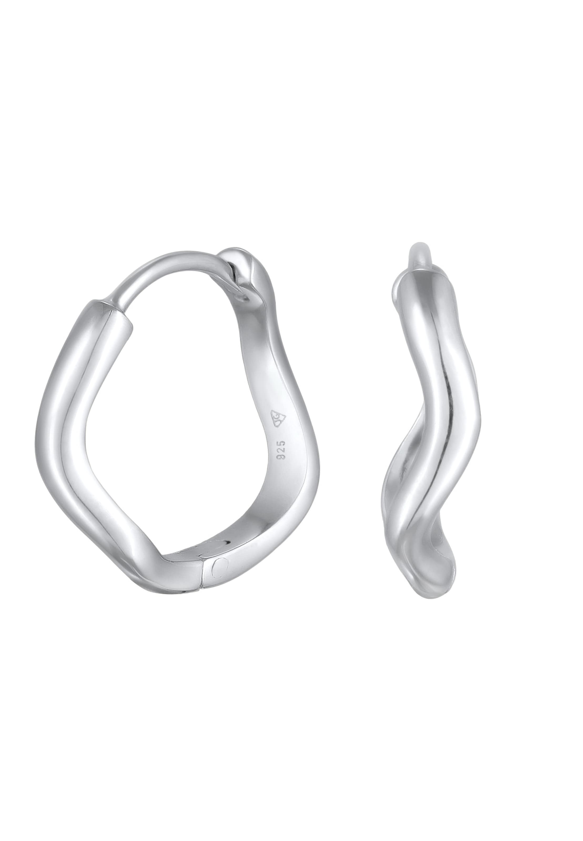 Boucles d'oreilles ELLI en argent : devant