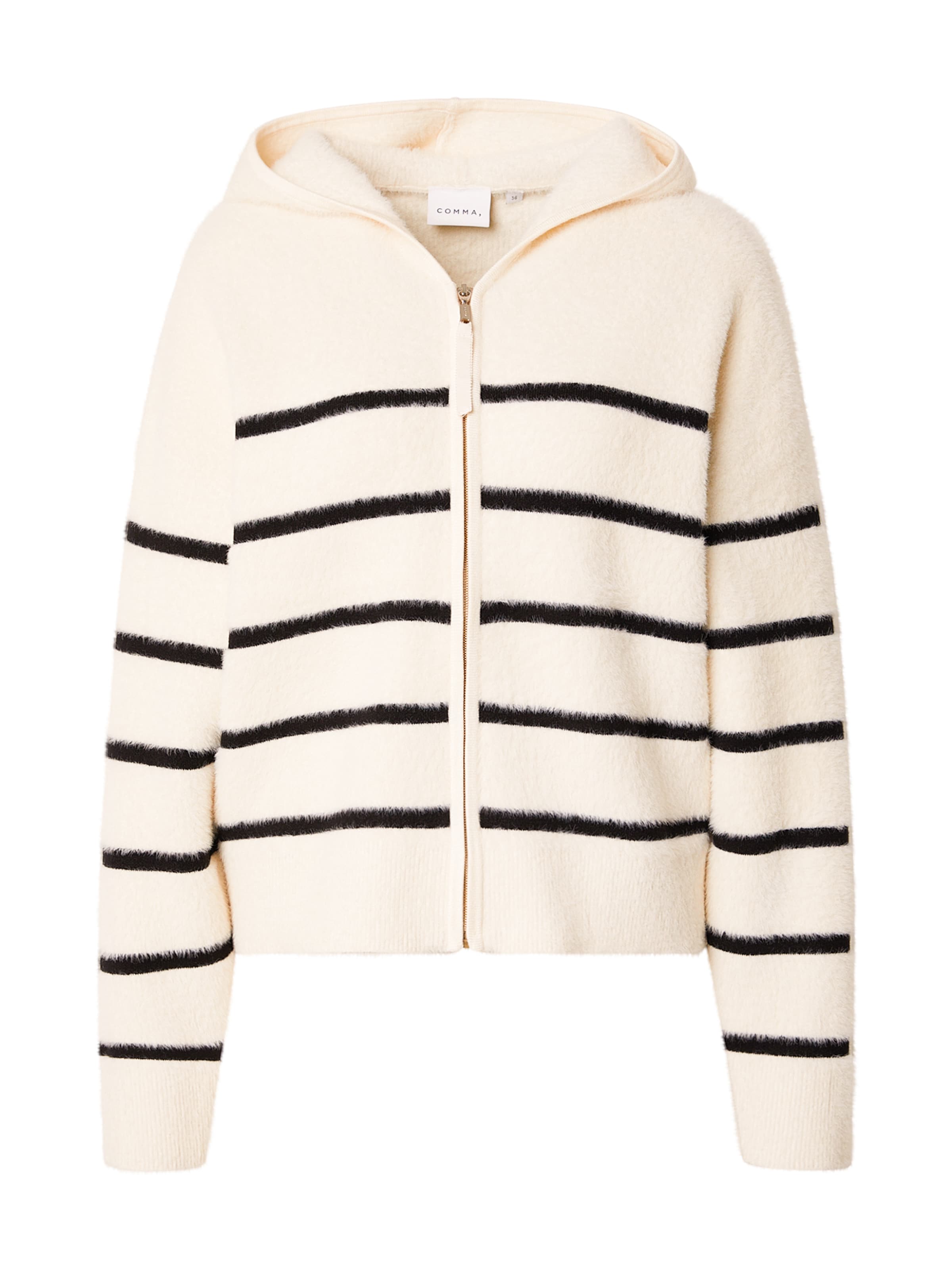 COMMA Knit cardigan in Beige: front