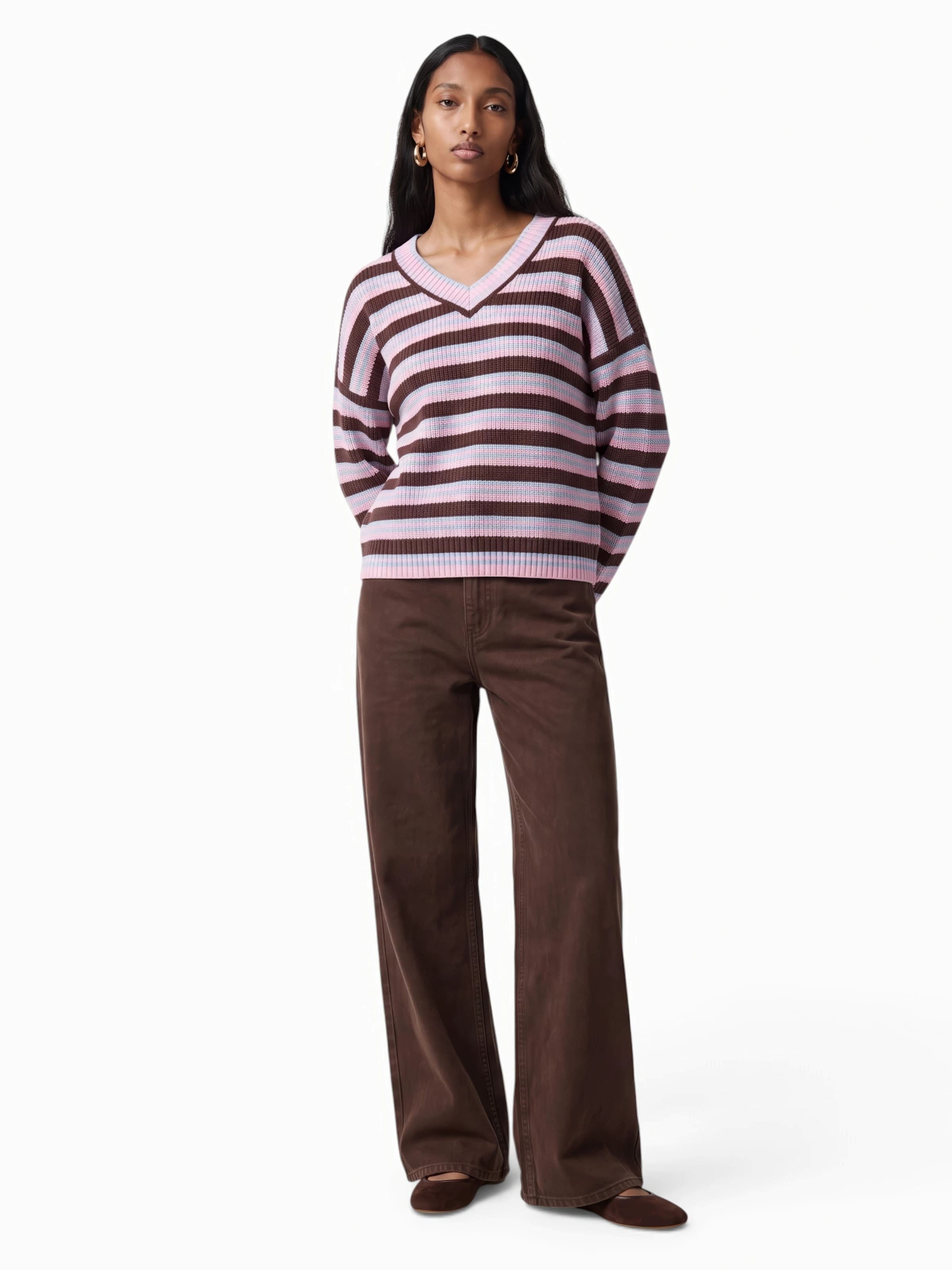 KAVAZI Wide leg Jeans in Bruin