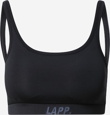 Lapp the Brand Sports Bra in Black: front