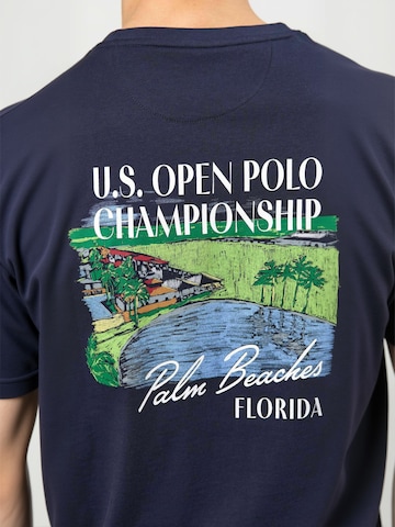 U.S. POLO ASSN. Regular Fit T-shirt ' UMDalha ' in Blau