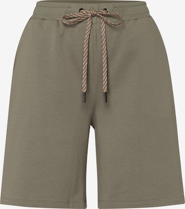 Hanro Loose fit Pants in Green: front