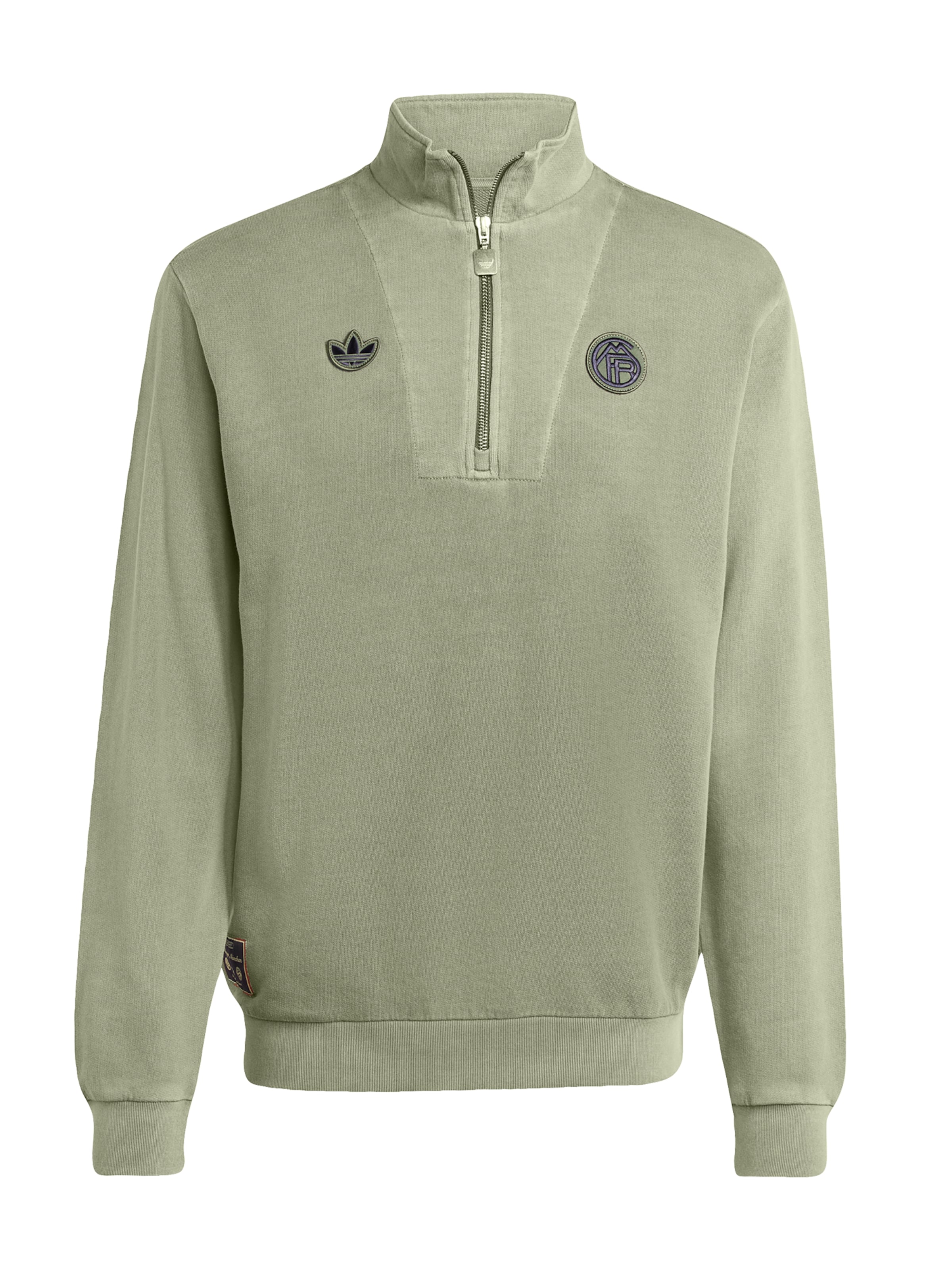 ADIDAS ORIGINALS Свитшот 'FC Bayern München Terrace Icons' в Зеленый, Обзор товара
