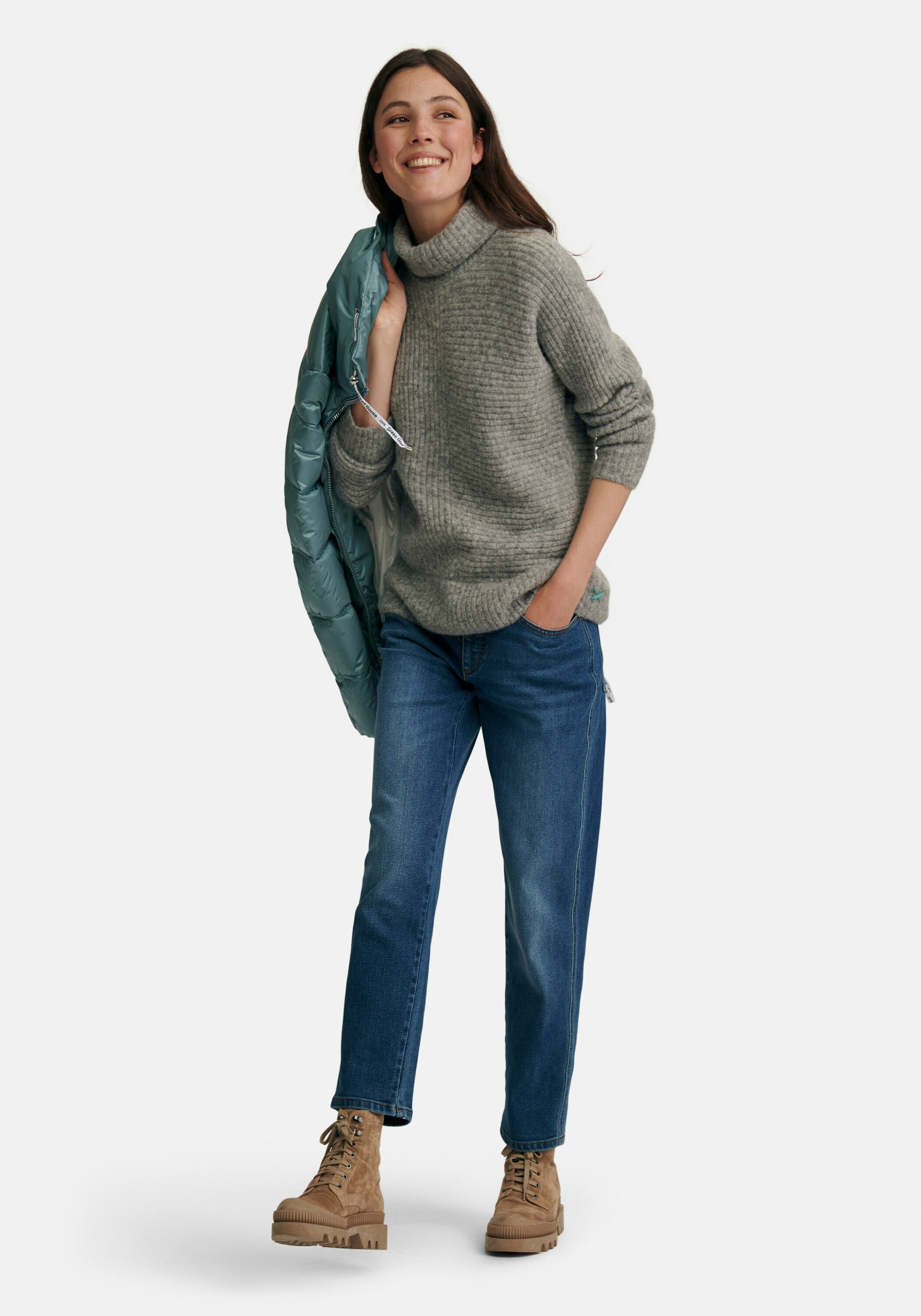 Frauen Pullover & Strick Peter Hahn Pullover in Grau - OX10260 Frauen Pullover & Strick Peter Hahn Pullover in Grau - OX10260