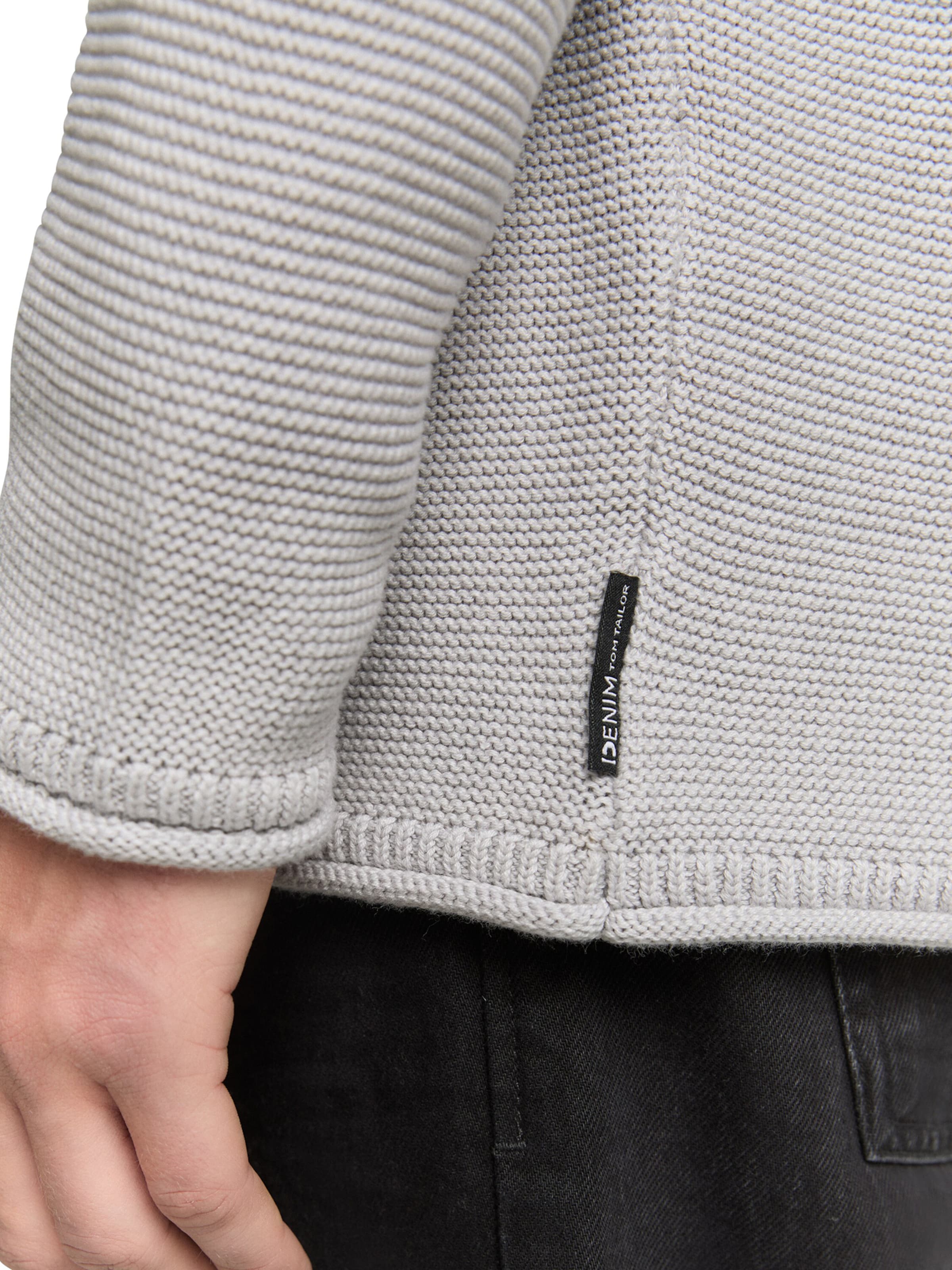 Pulover de la TOM TAILOR DENIM pe gri