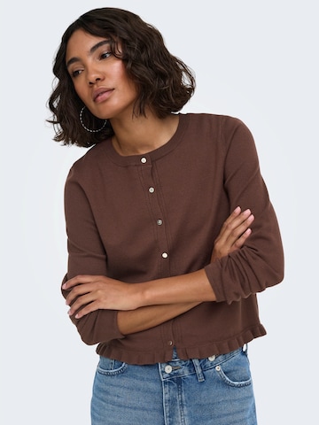 ONLY Strickjacke 'ONLCINDEREL' in Braun