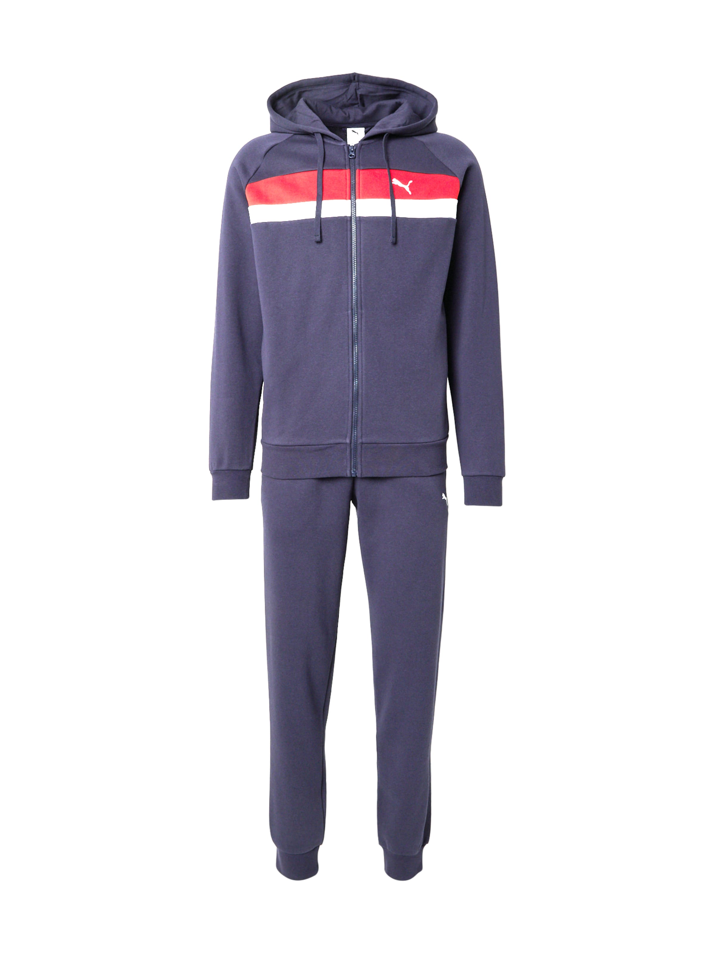PUMA - Chándal en azul: frente