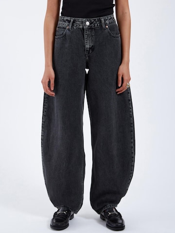 Dr. Denim Loosefit Jeans 'Nanci Mid Barrel Jeans'‌‌‌‌ in Schwarz