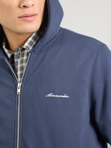 Abercrombie & Fitch - Sudadera con cremallera en azul