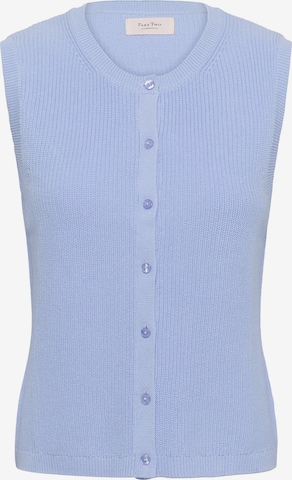 Part Two Strikvest 'PWGemma' i blå: forside