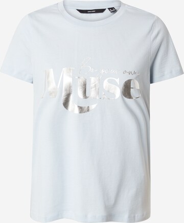 T-shirt VERO MODA en bleu : devant