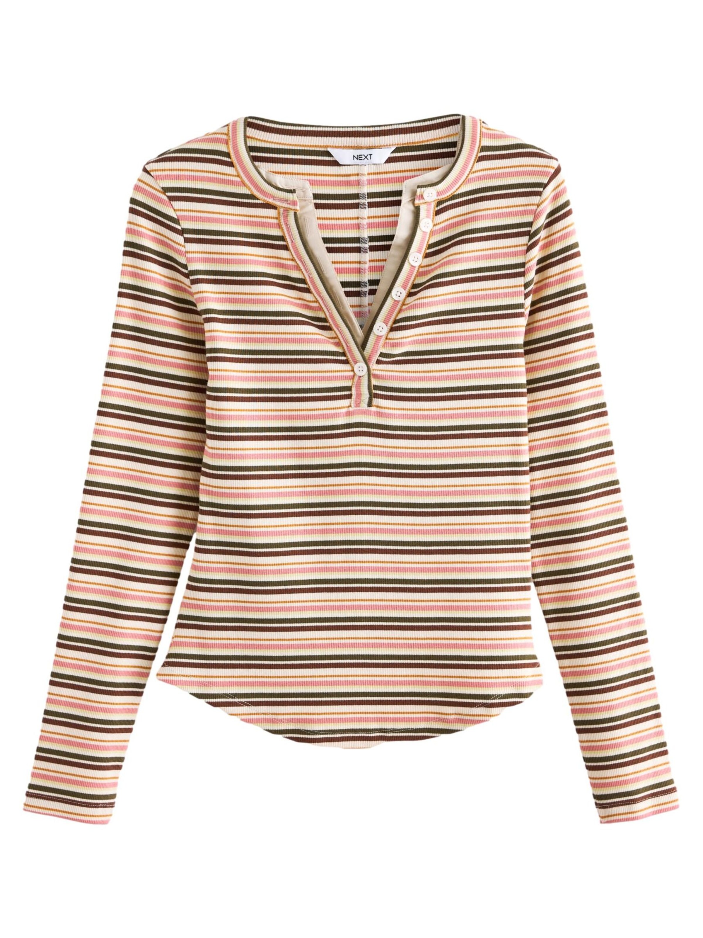 Next Shirt in Brown: front