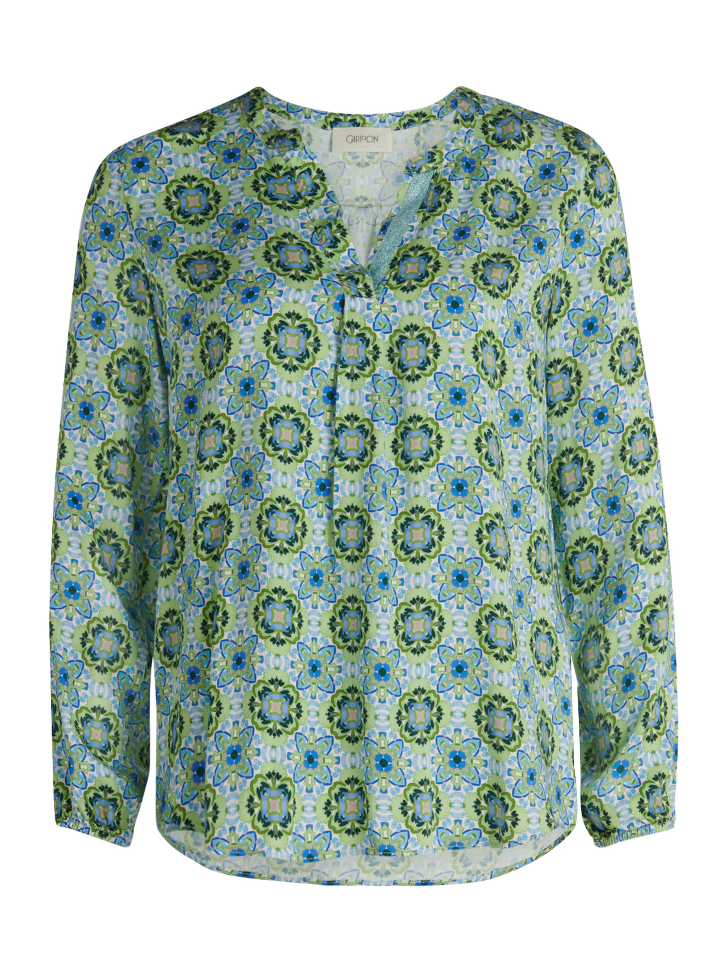 Camicia da donna di Cartoon in verde: frontale