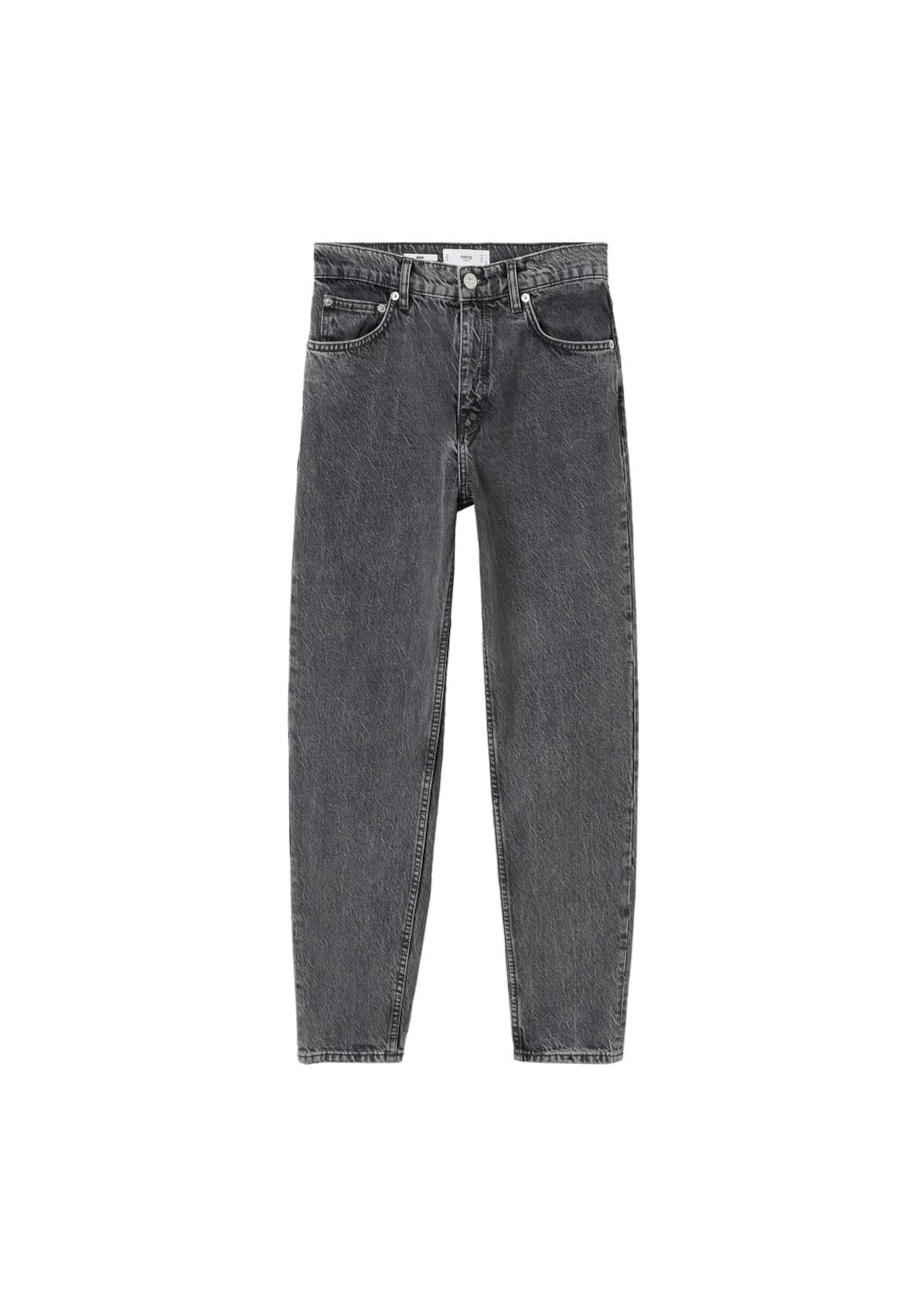 MANGO Regular Jeans Mom80 in Grey ABOUT YOU