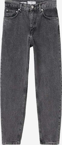Jeans 'Mom80' de la MANGO pe gri: față