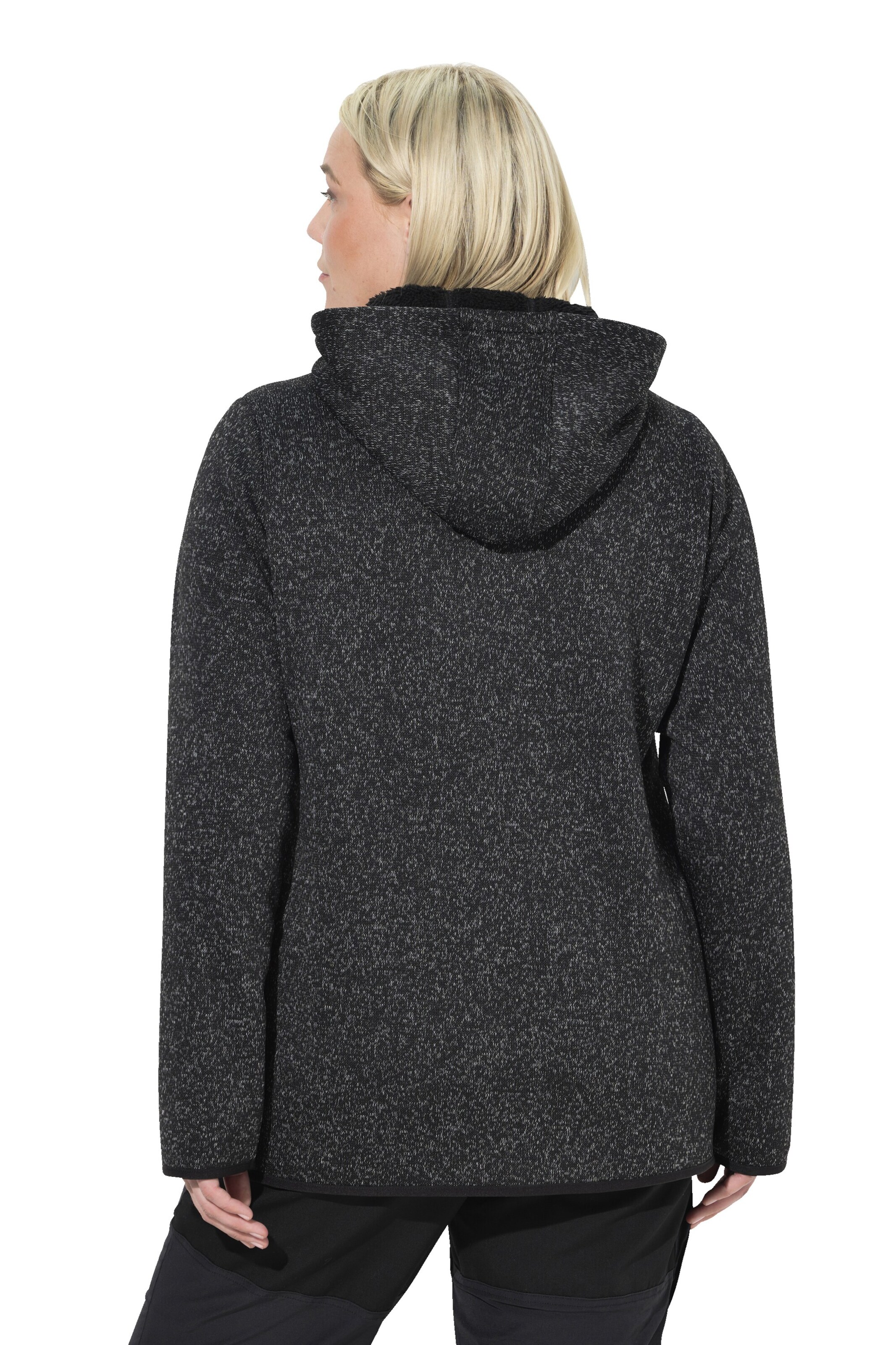 Ulla Popken Fleece jacket in Grey