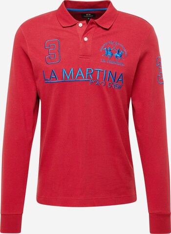 T-Shirt La Martina en rouge : devant