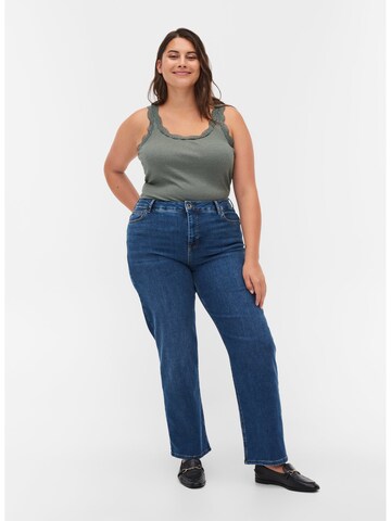 Zizzi regular Jeans 'GEMMA' i blå