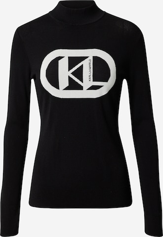 Karl Lagerfeld Sweater in Black: front