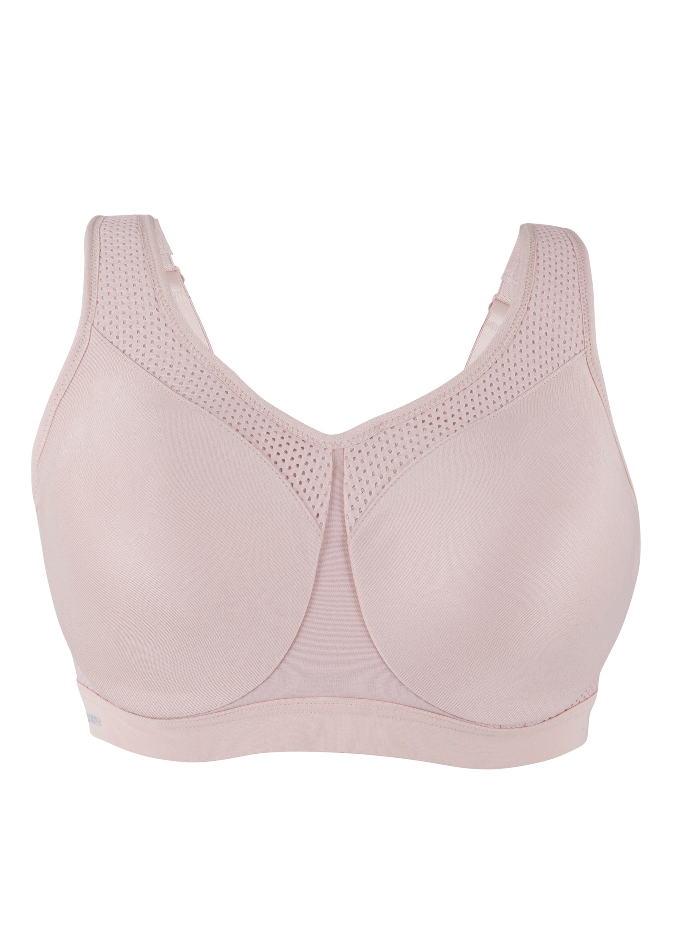 GLAMORISE Minimiser Bra in Beige: front