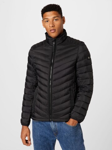 TOM TAILOR Between-Season Jacket in Black: front