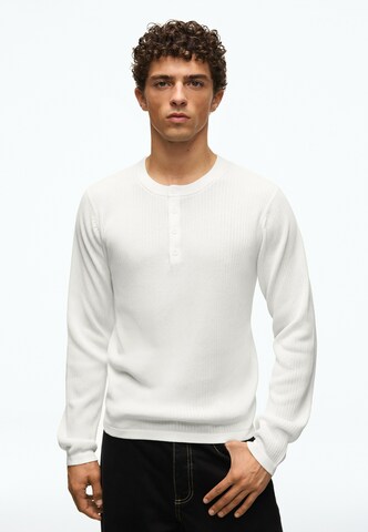 Bershka Pullover i hvid: forside