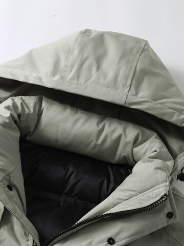 ALLTHEMEN Winter Coat 'Eishauch' in Grey