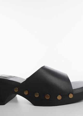 MANGO Mules 'Agathe' in Black