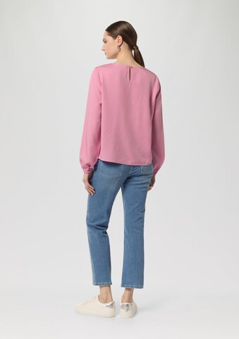 Chemisier comma casual identity en rose : derrière
