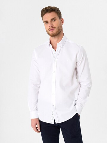 Coupe regular Chemise Dandalo en blanc