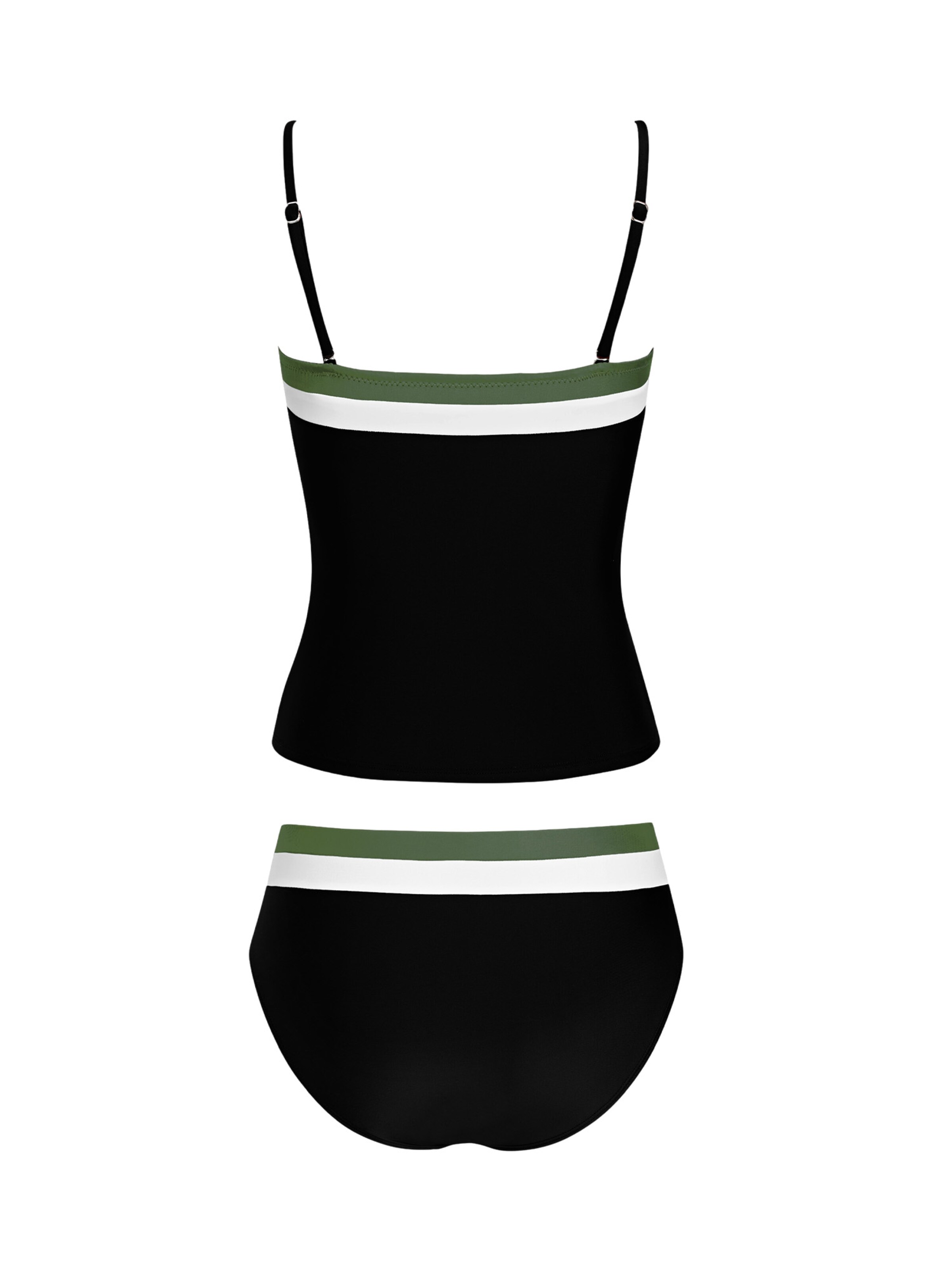 Cupshe Tankini in Black