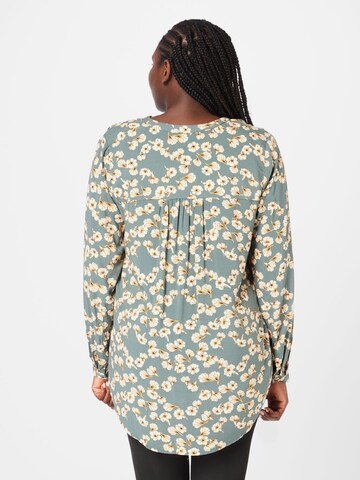 ONLY Carmakoma Blouse 'Anita' in Groen