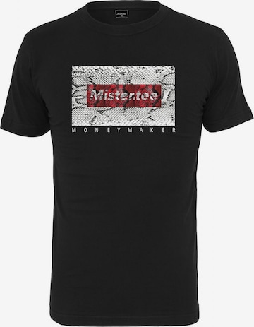 Mister Tee Shirt in Black: front