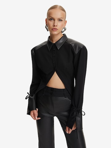 NOCTURNE Blouse in Black: front