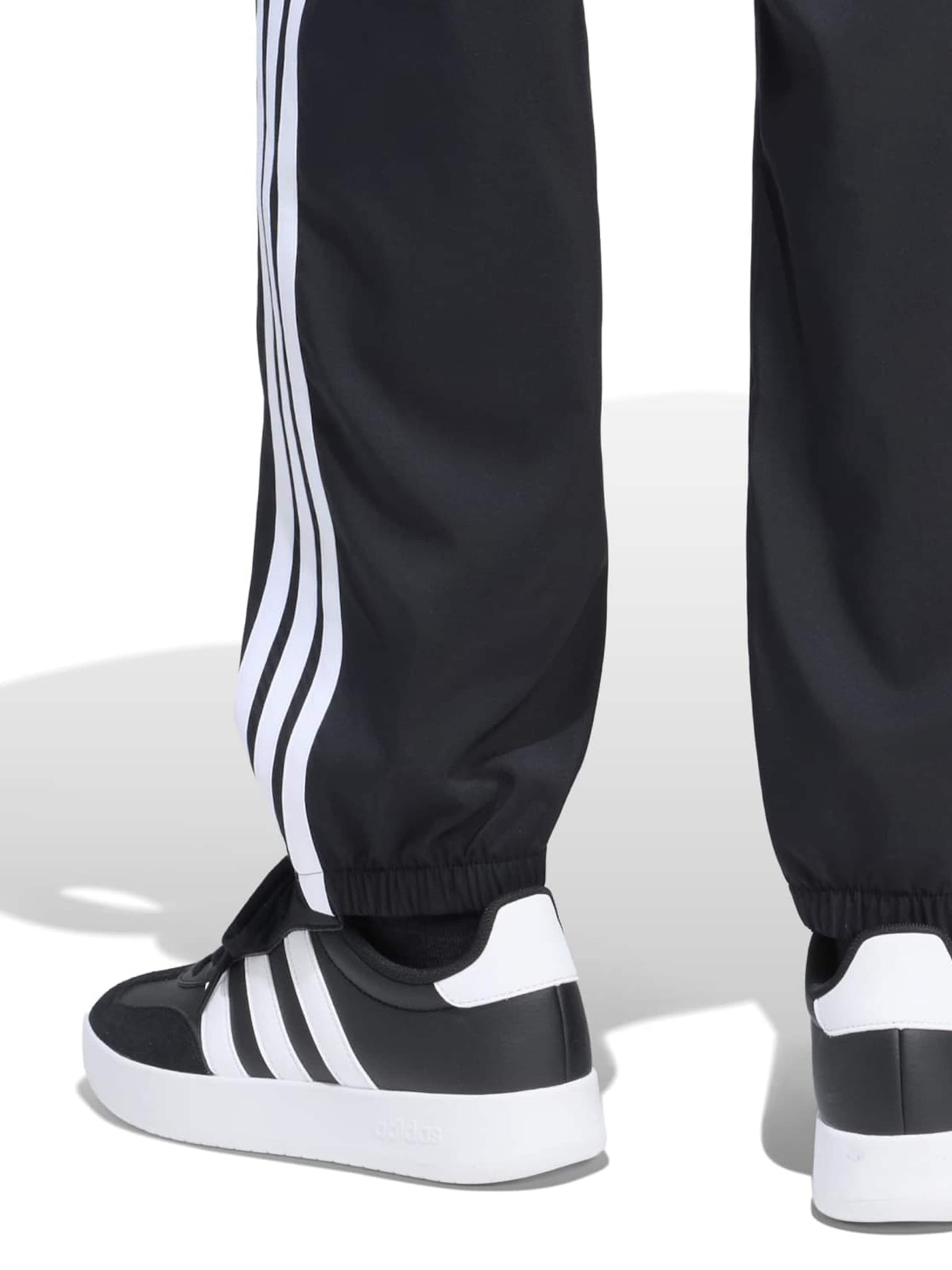 ADIDAS SPORTSWEAR Tapered Workout Pants in Black