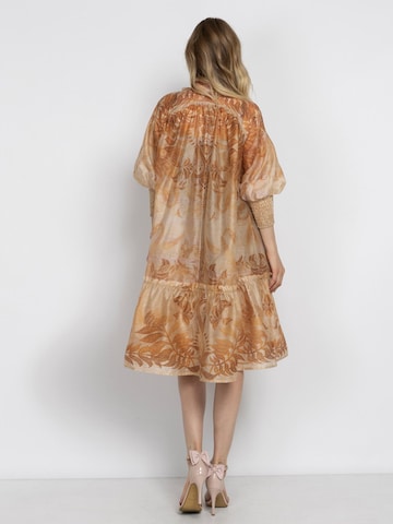 JIORO Dress 'SUNSET' in Yellow