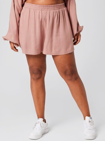 A LOT LESS Loosefit Shorts 'Fiona' in Pink: predná strana