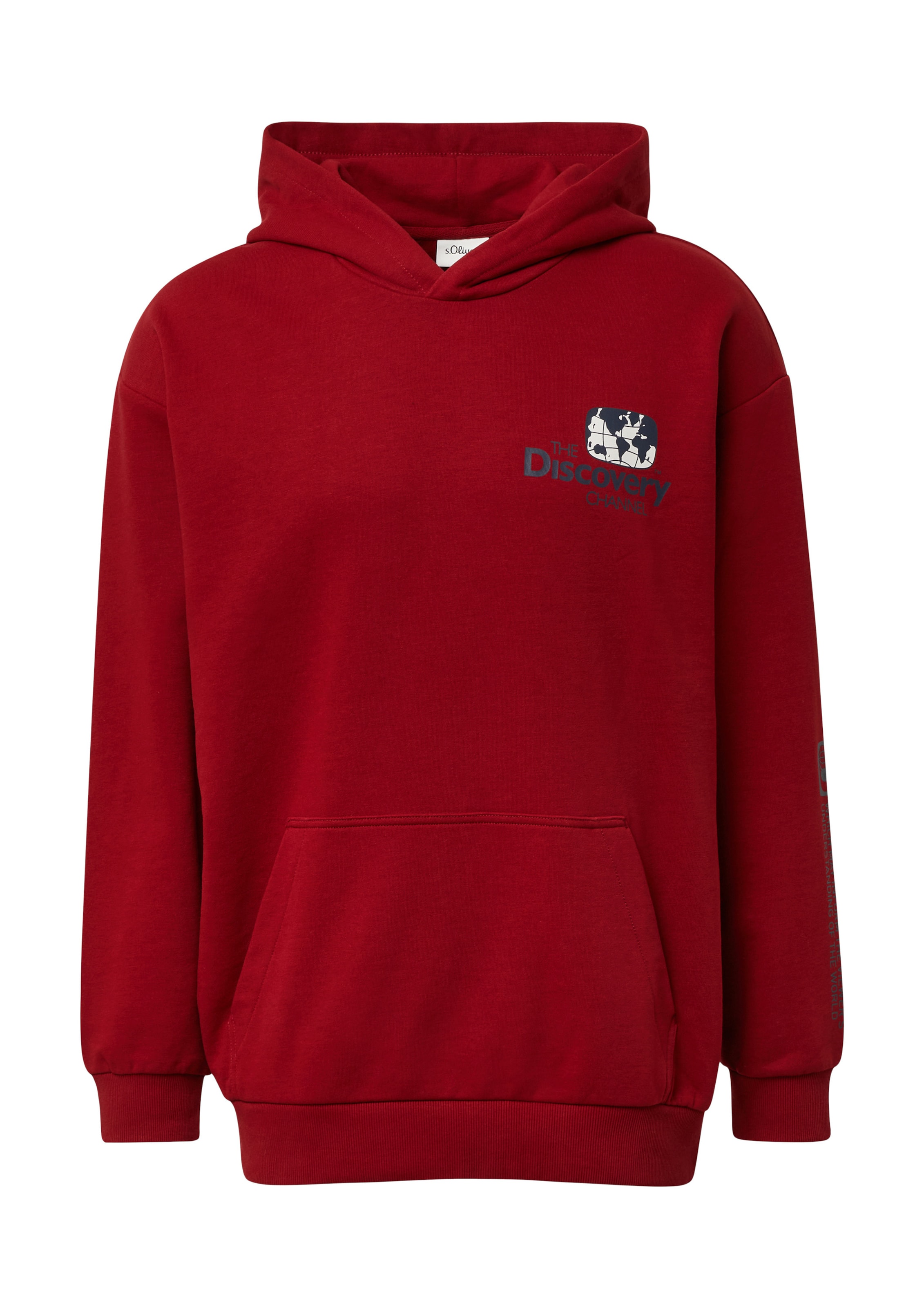 Sweat-shirt s.Oliver en rouge : devant