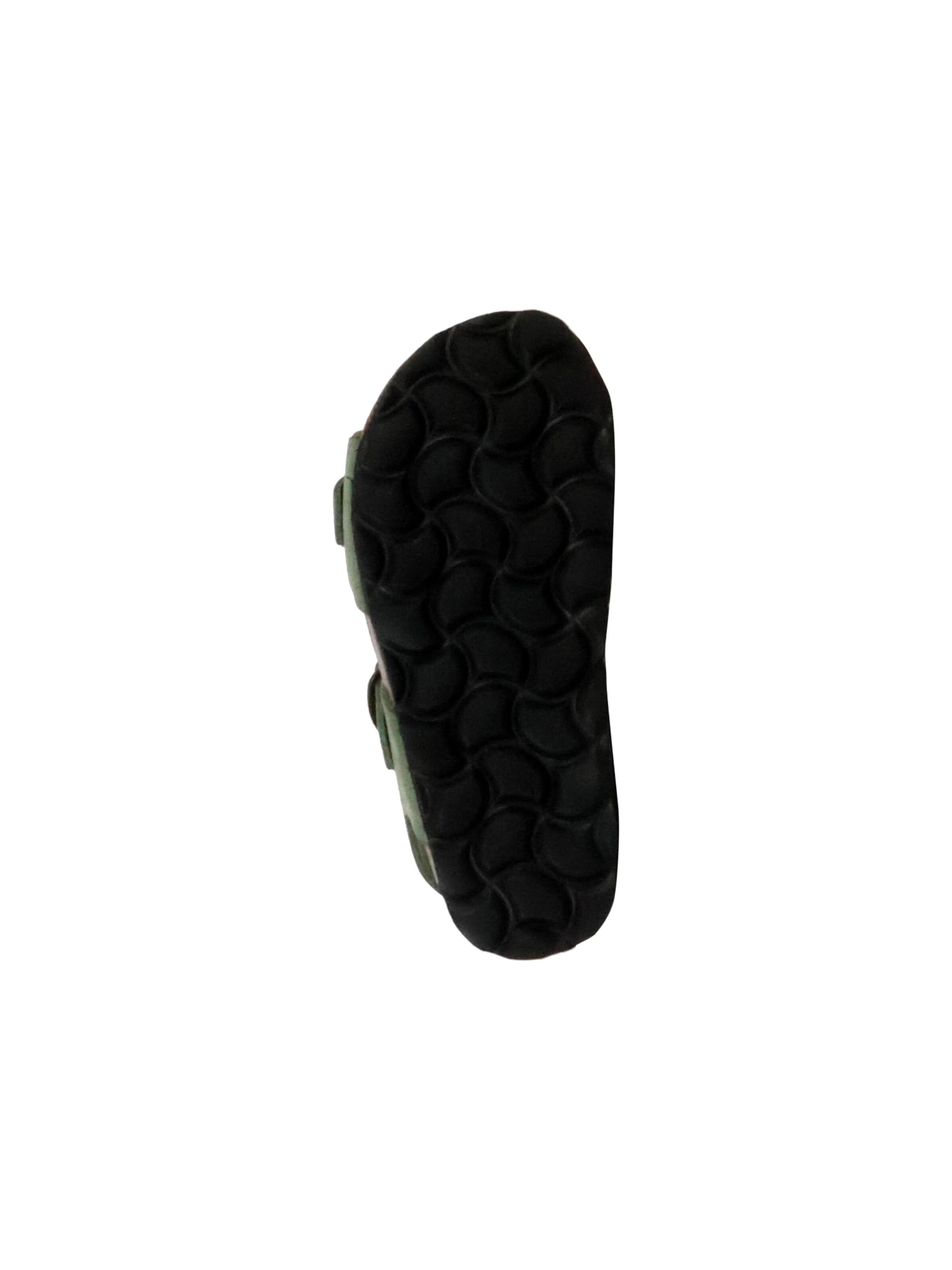Chaussure basse 'Leder-Pantoletten für Kinder' The Divine Factory en vert