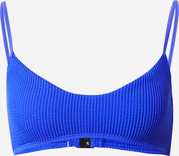 TOPSHOP Bustier Bikinitop in Blauw: voorkant