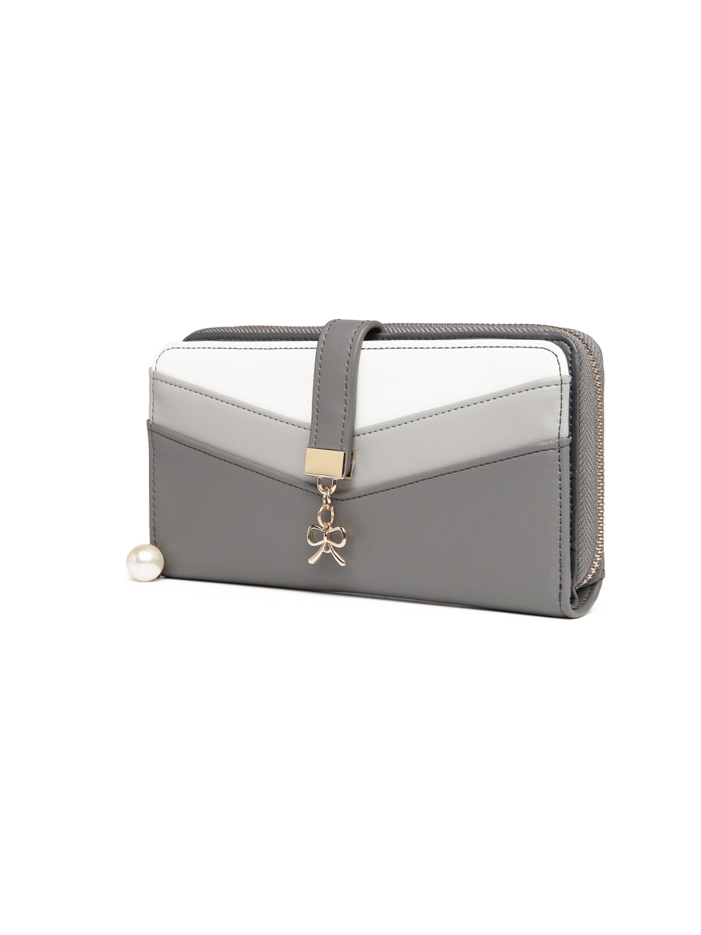 Miss Lulu Wallet in Grey