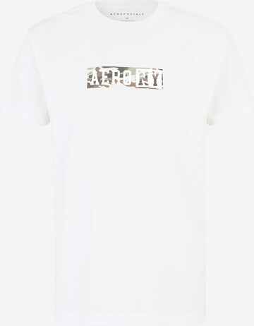 AÉROPOSTALE Shirt in White: front