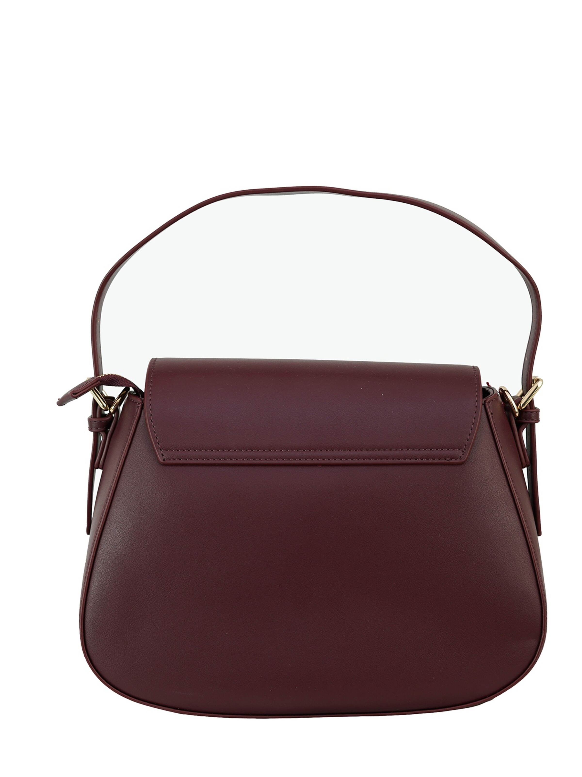 Borsa a mano 'Borsa a Mano Bruno Magli Grazia Saddle Eco-Leather Bottone Magnetico' di Bruno Magli in rosso