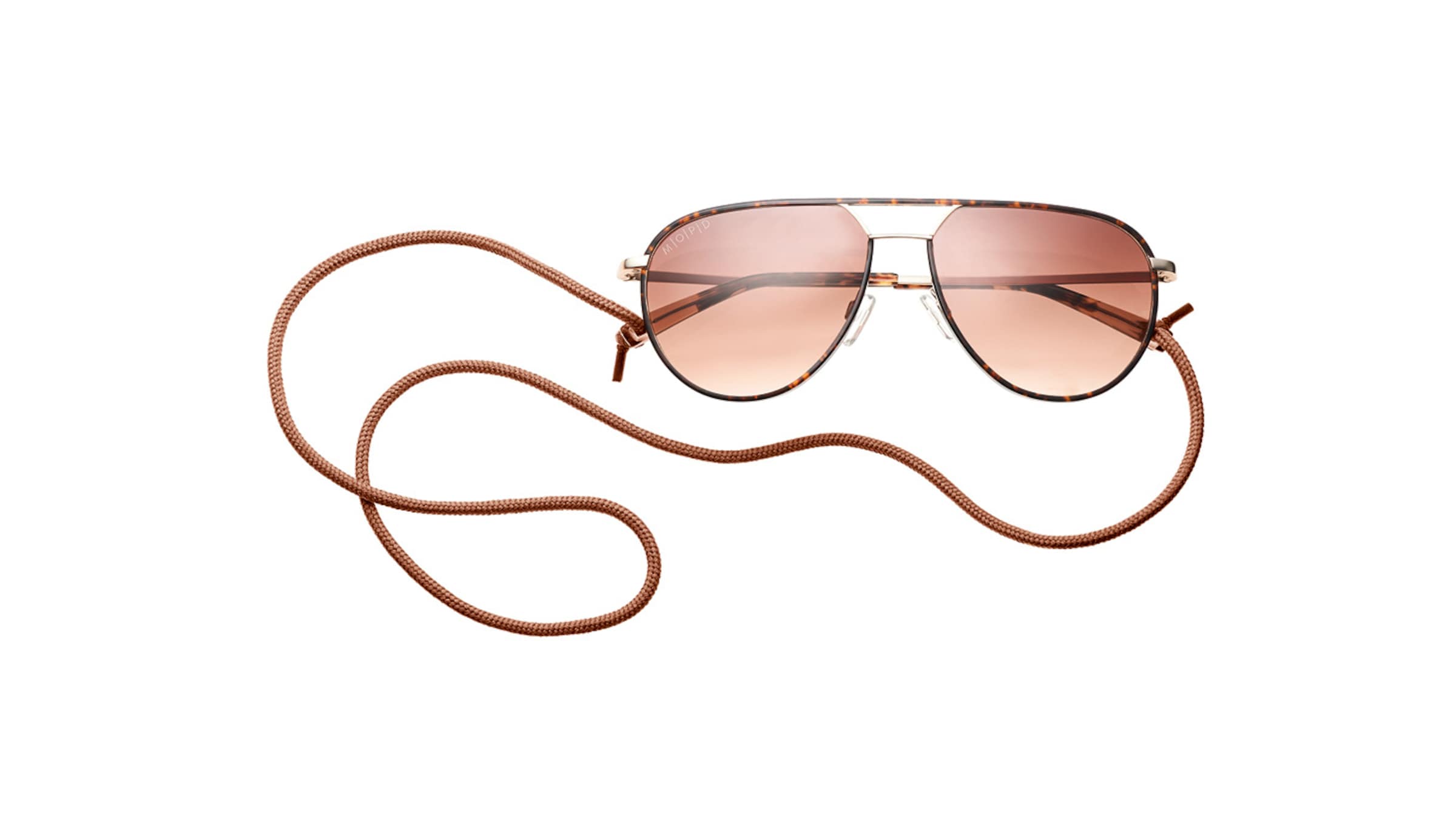 Marc O'Polo Sunglasses in Gold: front