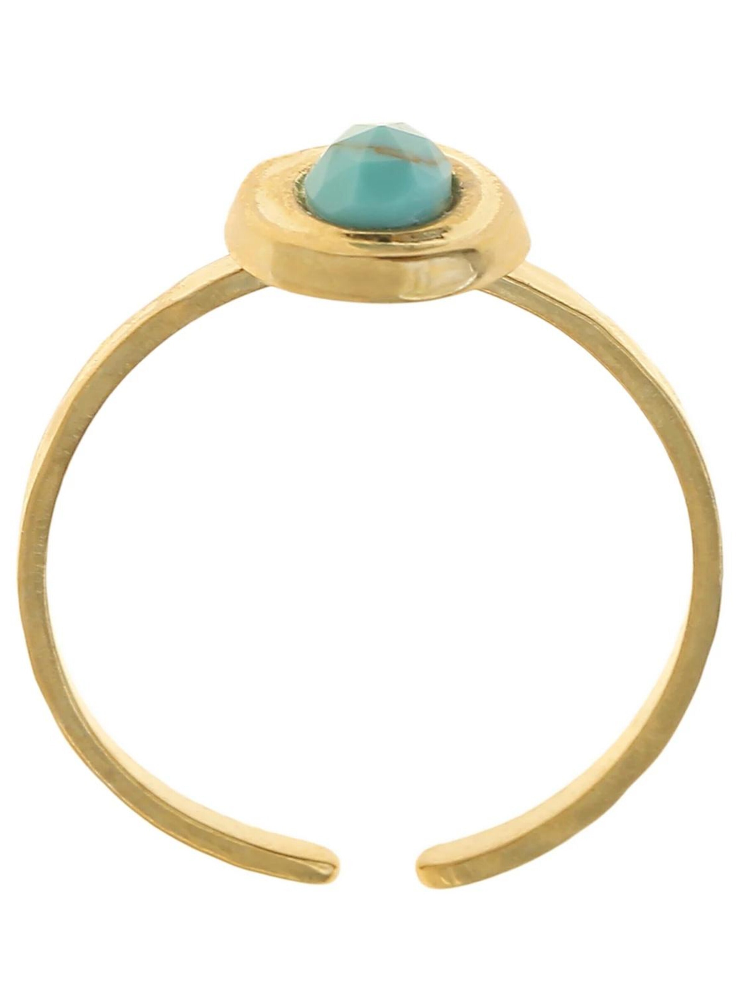 Made by Nami Ring 'Solitaire-Oval'‌ in Blau