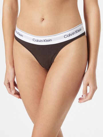 Calvin Klein Underwear String i brun: forside