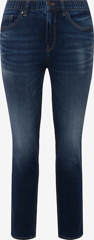 Ulla Popken Slimfit Jeans in Blau: predná strana